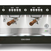 Ascaso - Barista T Plus Raised 2 Group Espresso Machine Black/Wood - BT..14U