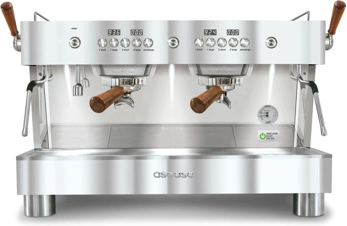 Ascaso - Barista T Plus Raised 2 Group Espresso Machine Inox - BT.18U - Special Order Item, ETA 3-4 Weeks
