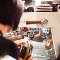 Ascaso - Barista T Plus Raised 2 Group Espresso Machine White/Wood - BT.16U