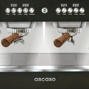 Ascaso - Barista T Plus Raised 3 Group Espresso Machine Black/Wood - BT..20