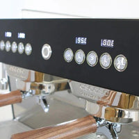Ascaso - Barista T Plus Raised 3 Group Espresso Machine Black/Wood - BT.20U