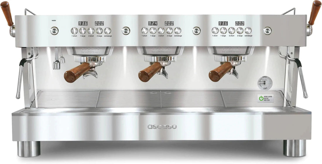 Ascaso - Barista T Plus Raised 3 Group Espresso Machine Inox - BT.24U (Special Order Item, ETA 3-4 Weeks)