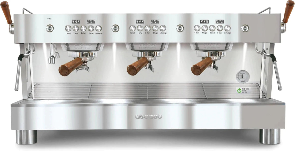 Ascaso - Barista T Plus Raised 3 Group Espresso Machine Inox - BT.24U - Special Order Item, ETA 3-4 Weeks