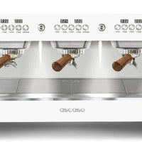 Ascaso - Barista T Plus Raised 3 Group Espresso Machine White/Wood - BT.22U (Special Order Item, ETA 3-4 Weeks)