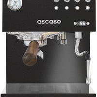 Ascaso - DUO PID Portafilter Espresso Machine 120V Black/Wood - DU.108 - Special Order Item, ETA 3-4 Weeks