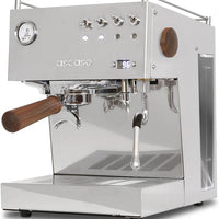 Ascaso - DUO PID Portafilter Espresso Machine 120V Inox/Wood - DU.111 - Special Order Item, ETA 3-4 Weeks