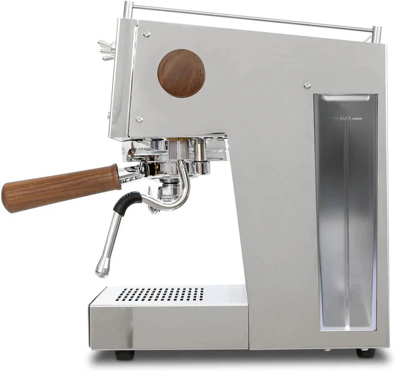 Ascaso - DUO PID Portafilter Espresso Machine 120V Inox/Wood - DU.111 - Special Order Item, ETA 3-4 Weeks