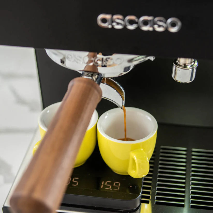 Ascaso - DUO PID + Versatile Espresso Machine 120V, NEMA 5-15 Black/Wood - DU.303
