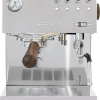 Ascaso - DUO PID Versatile Espresso Machine 120V, NEMA 5-15 Inox/Wood - DU.302