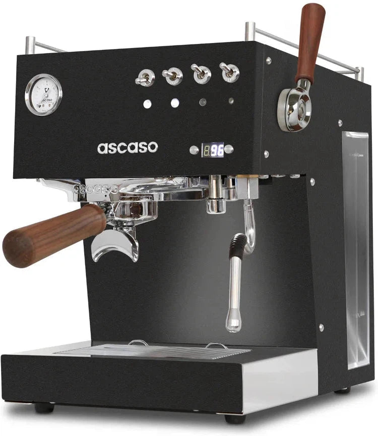 Ascaso - DUO PID + Versatile Espresso Machine 120V, NEMA 5-20 Black/Wood - DU.313