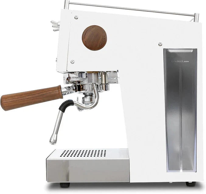 Ascaso - DUO PID Versatile Espresso Machine White/Wood 120V, NEMA 5-15 - DU.307