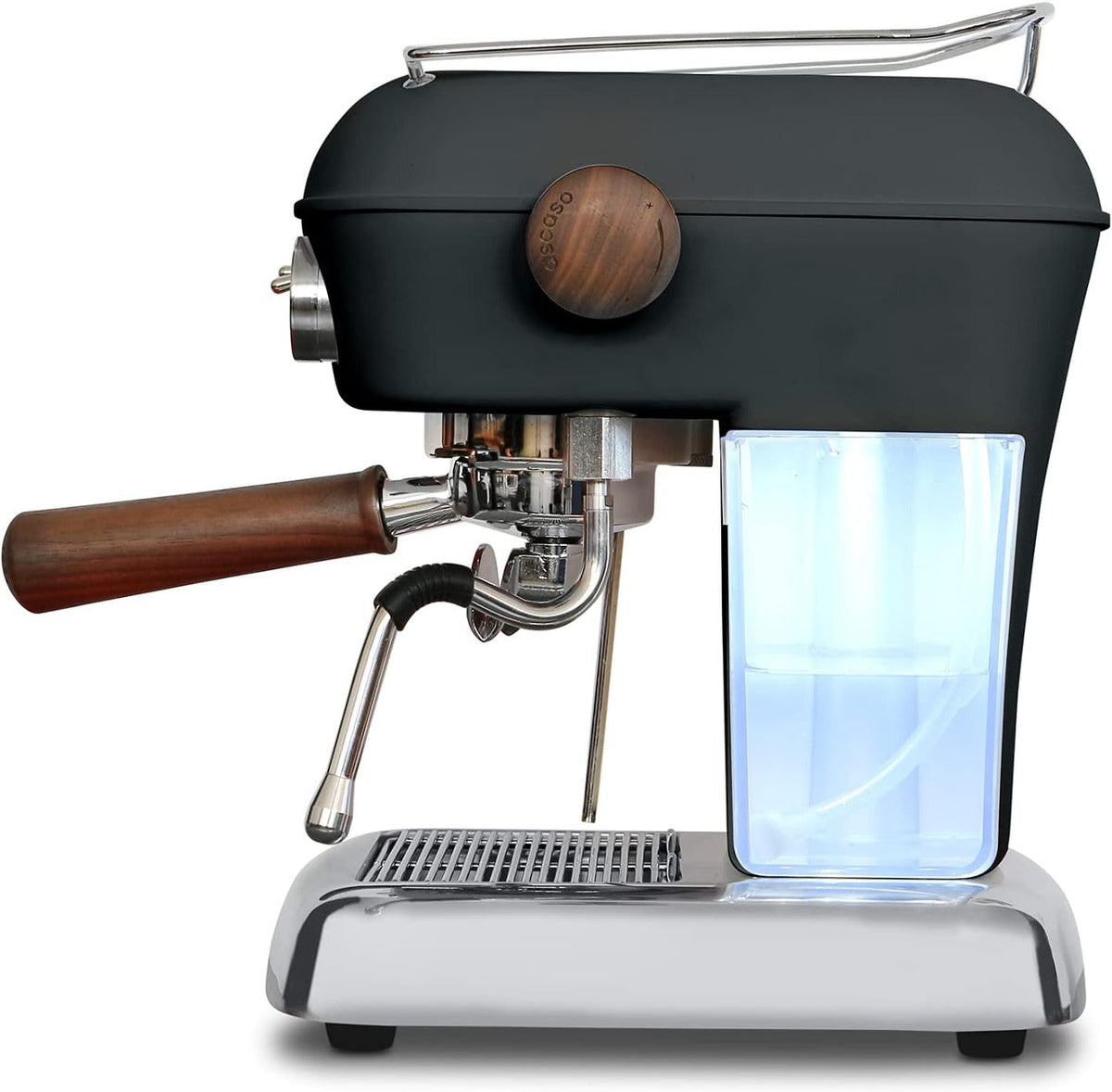 Ascaso - Dream PID PF Espresso Machine 120V Anthracite/Wood - DR.585 - Special Order Item, ETA 3-4 Weeks