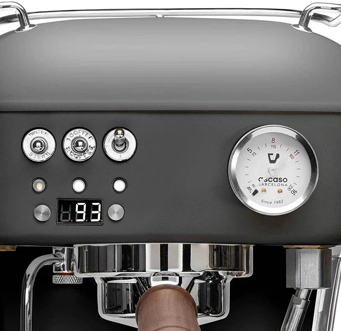 Ascaso - Dream PID PF Espresso Machine 120V Anthracite/Wood - DR.585 (Special Order Item, ETA 3-4 Weeks)