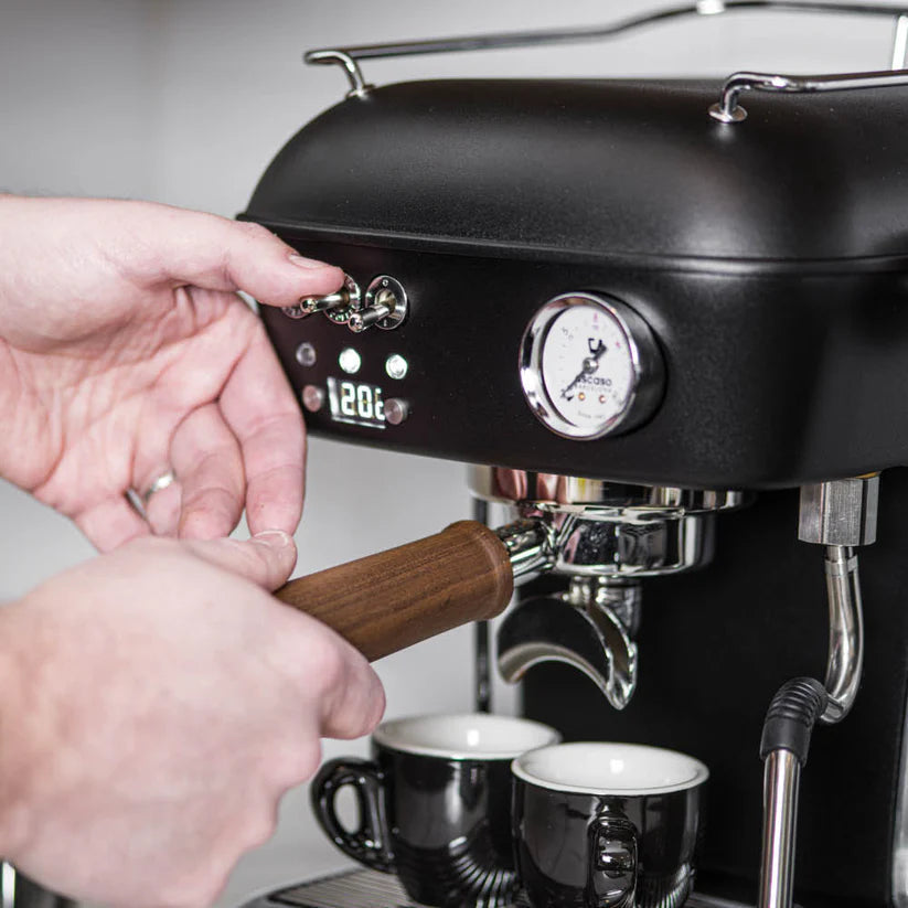 Ascaso - Dream PID PF Espresso Machine 120V Black/Wood - DR.581 - Special Order Item, ETA 3-4 Weeks
