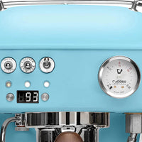Ascaso - Dream PID PF Espresso Machine 120V Blue/Wood - DR.591 (Special Order Item, ETA 3-4 Weeks)