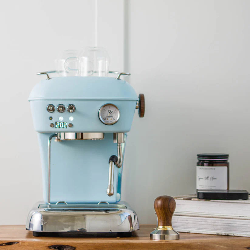 Ascaso - Dream PID PF Espresso Machine 120V Blue/Wood - DR.591 (Special Order Item, ETA 3-4 Weeks)