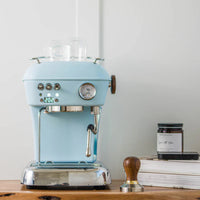 Ascaso - Dream PID PF Espresso Machine 120V Blue/Wood - DR.591 (Special Order Item, ETA 3-4 Weeks)