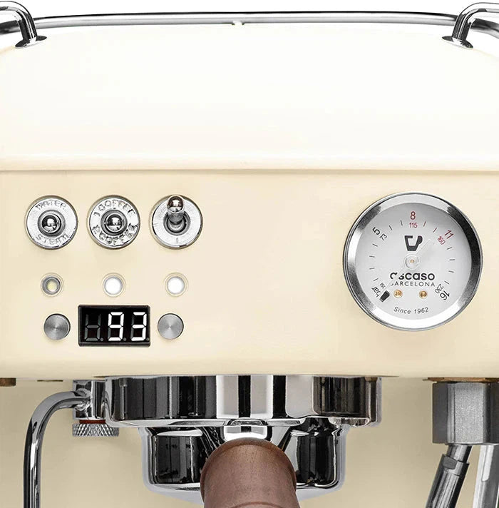 Ascaso - Dream PID PF Espresso Machine 120V Cream/Wood - DR.595 (Special Order Item, ETA 3-4 Weeks)
