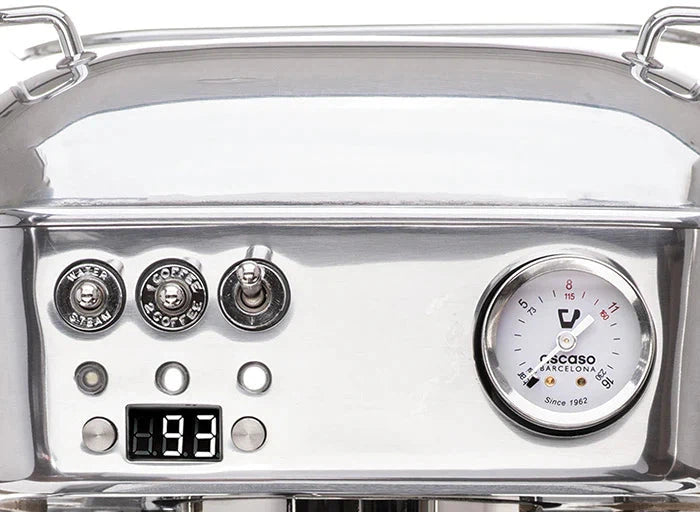 Ascaso - Dream PID PF Espresso Machine 120V Polished Aluminum/Wood - DR.587 - Special Order Item, ETA 3-4 Weeks