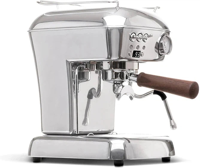 Ascaso - Dream PID PF Espresso Machine 120V Polished Aluminum/Wood - DR.587 - Special Order Item, ETA 3-4 Weeks