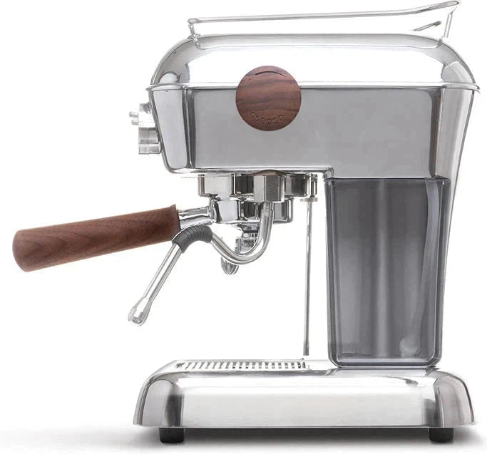 Ascaso - Dream PID PF Espresso Machine 120V Polished Aluminum/Wood - DR.587 - Special Order Item, ETA 3-4 Weeks