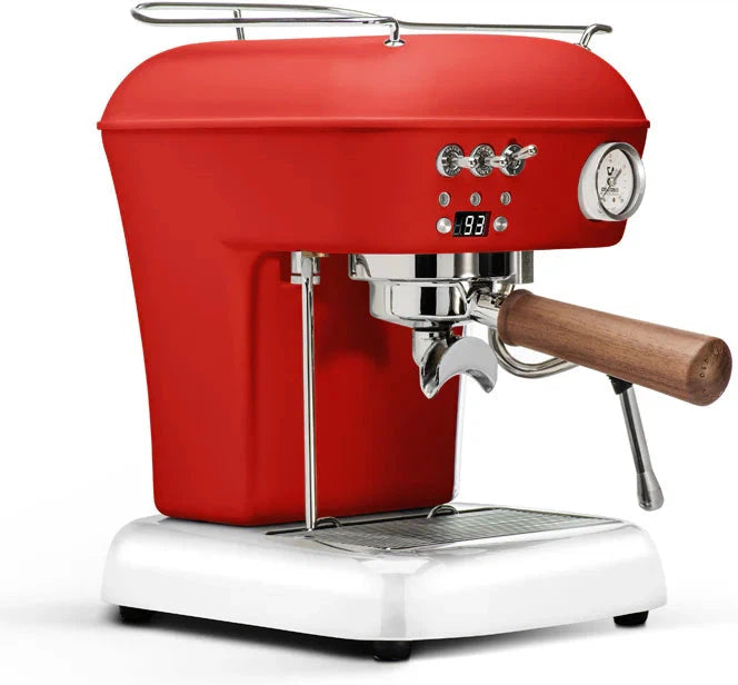 Ascaso - Dream PID PF Espresso Machine 120V Red/Wood - DR.622 - Special Order Item, ETA 3-4 Weeks