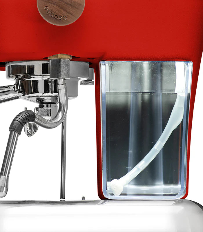 Ascaso - Dream PID PF Espresso Machine 120V Red/Wood - DR.622 - Special Order Item, ETA 3-4 Weeks