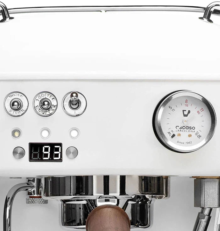 Ascaso - Dream PID PF Espresso Machine 120V White/Wood - DR.579 (Special Order Item, ETA 3-4 Weeks)