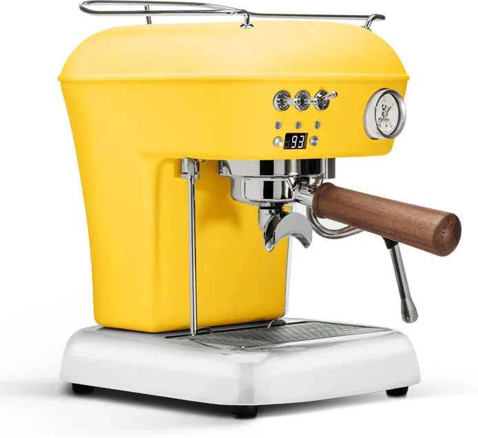 Ascaso - Dream PID PF Espresso Machine 120V Yellow/Wood - DR.599 (Special Order Item, ETA 3-4 Weeks)