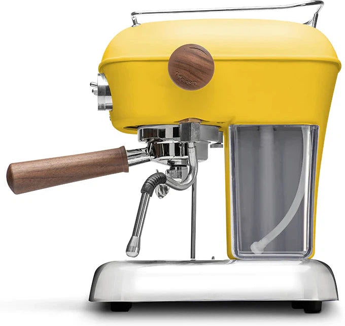 Ascaso - Dream PID PF Espresso Machine 120V Yellow/Wood - DR.599 - Special Order Item, ETA 3-4 Weeks
