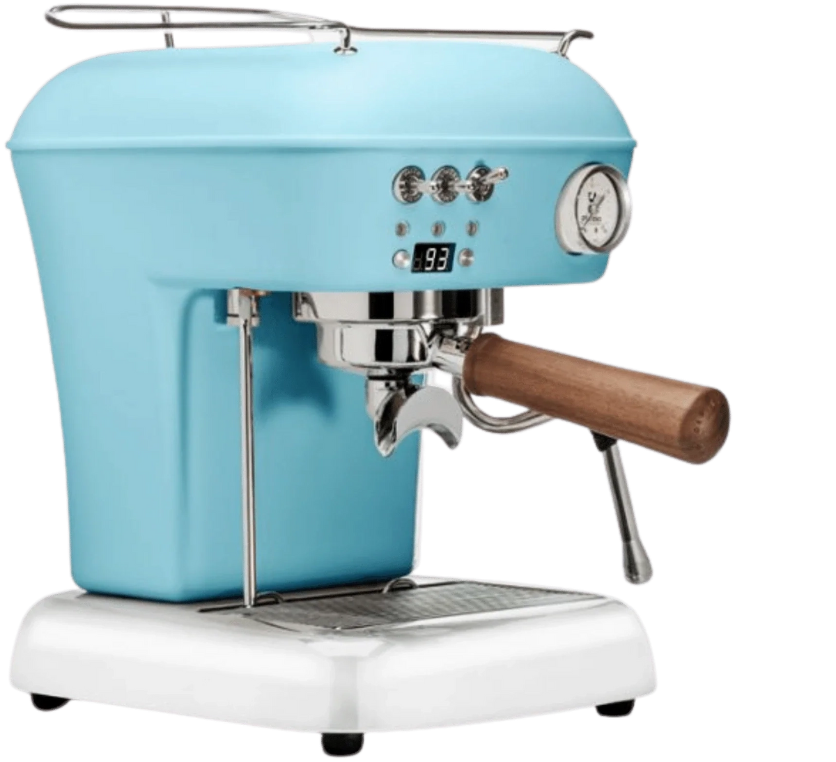 Ascaso - Dream PID Versatile Espresso Machine Matte Blue/Wood - DR.556 - Special Order Item, ETA 3-4 Weeks
