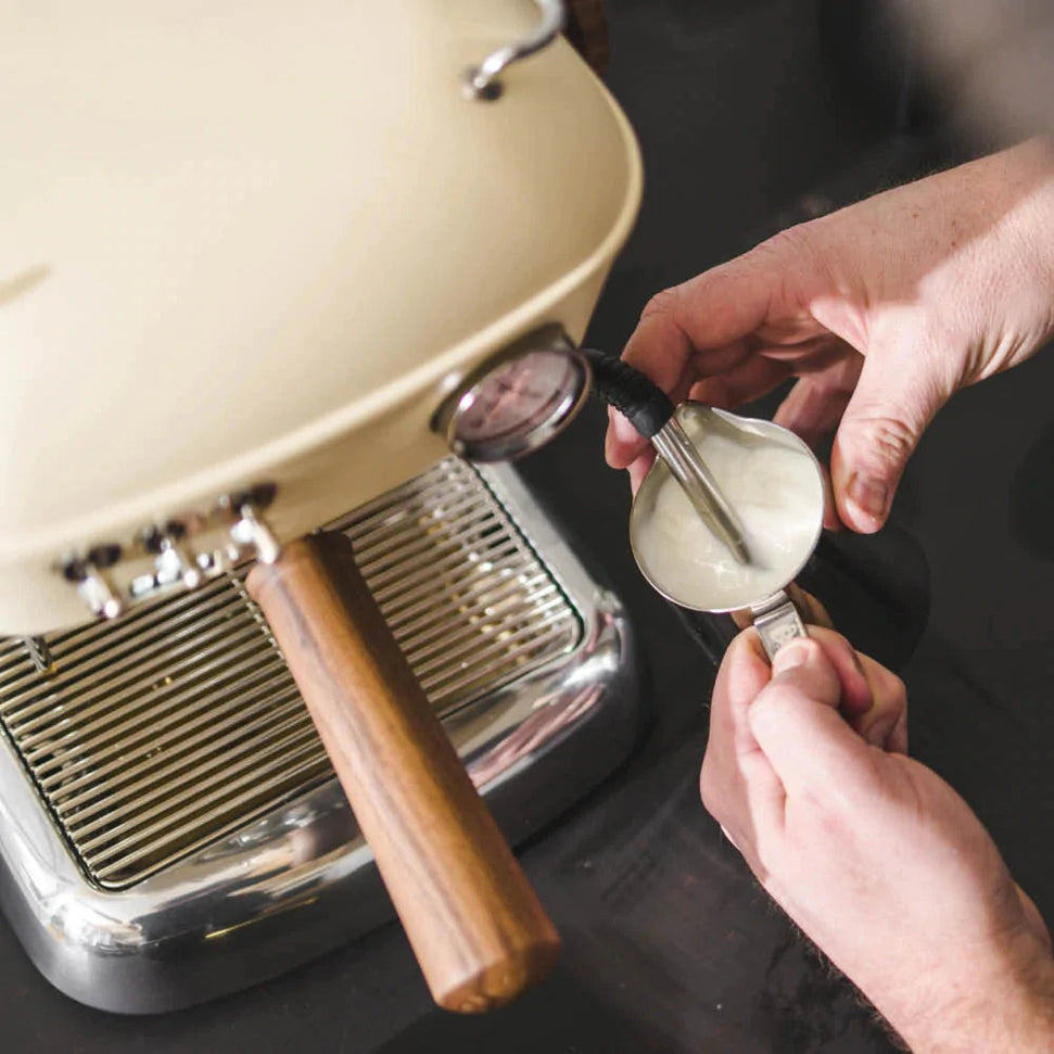 Ascaso - Dream PID Versatile Espresso Machine Matte Cream/Wood - DR.560 (Special Order Item, ETA 3-4 Weeks)