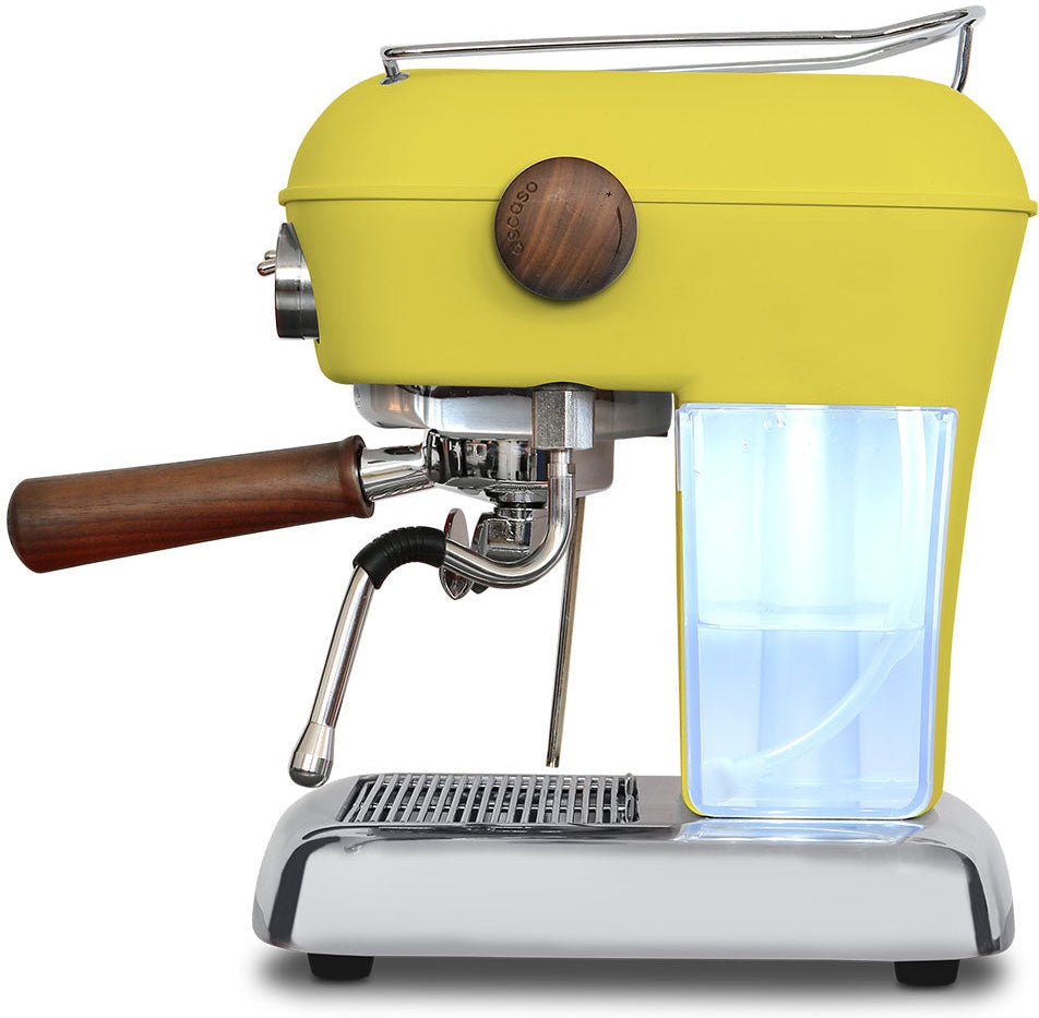 Ascaso - Dream PID Versatile Espresso Machine Matte Yellow/Wood - DR.566 (Special Order Item, ETA 3-4 Weeks)