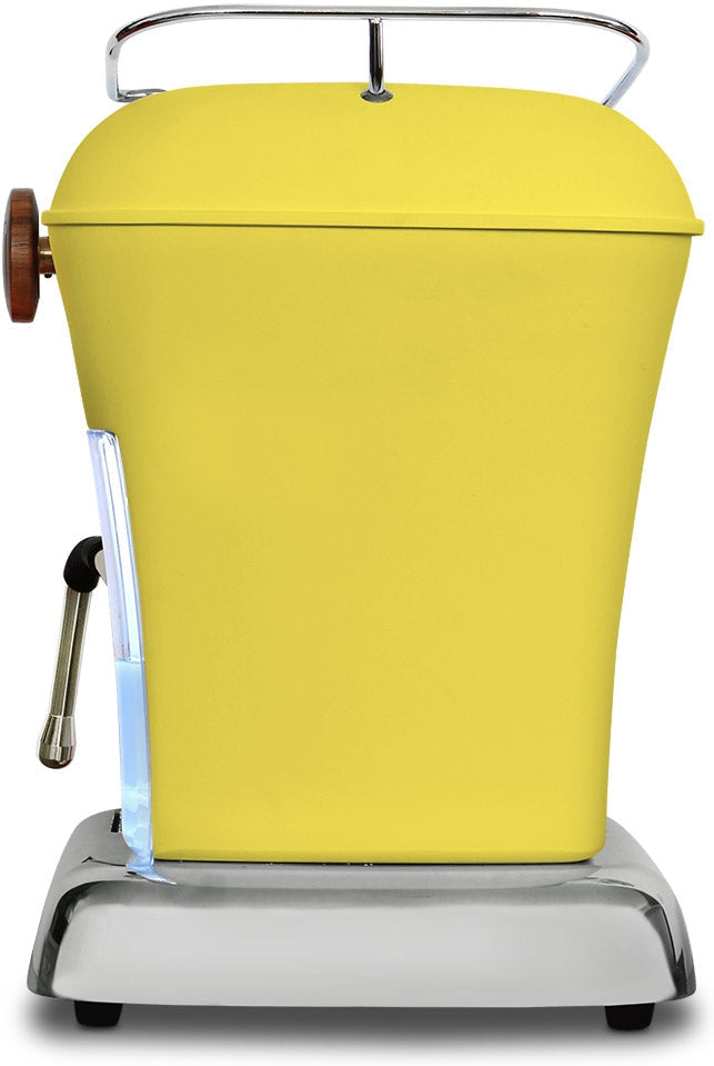 Ascaso - Dream PID Versatile Espresso Machine Matte Yellow/Wood - DR.566 (Special Order Item, ETA 3-4 Weeks)