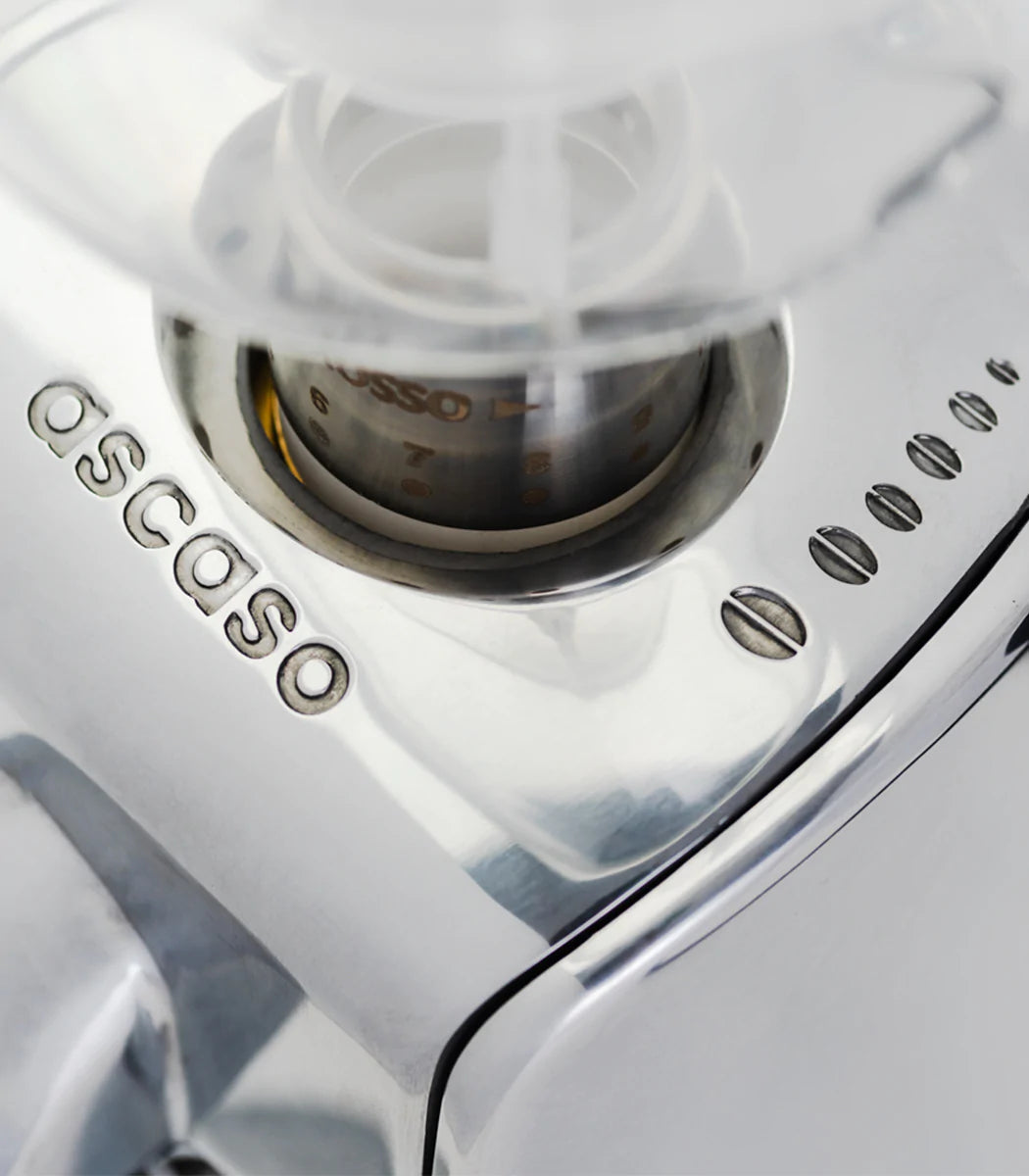 Ascaso - I-Mini I1 Polished Aluminum ETL Coffee Grinder - M.333U - Special Order Item, ETA 3-4 Weeks