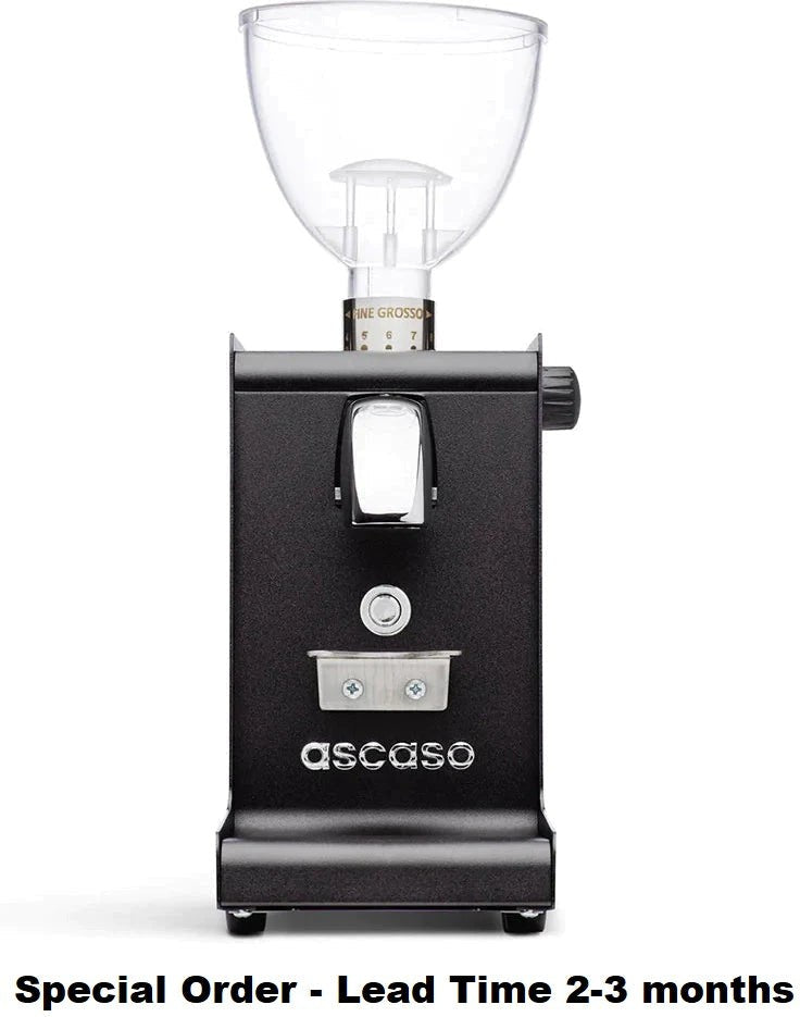 Ascaso - I-Steel Coffee Grinder I1 With Timer Black - MIN620 - Special Order Item, ETA 3-4 Weeks
