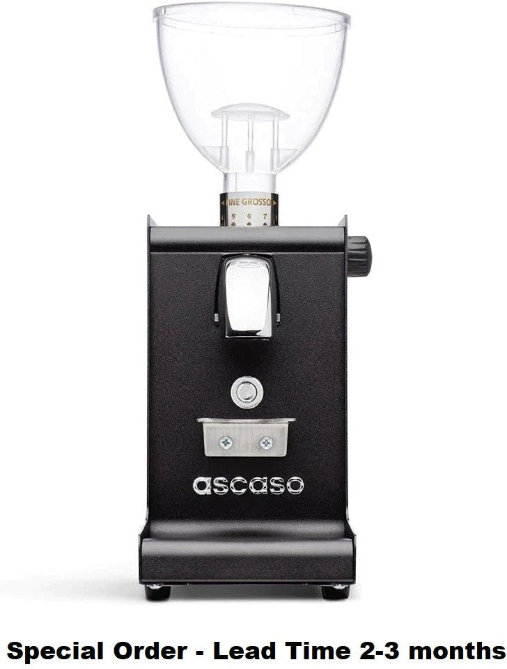 Ascaso - I-Steel Coffee Grinder I2 With Timer Black - MIN720 (Special Order Item, ETA 3-4 Weeks)