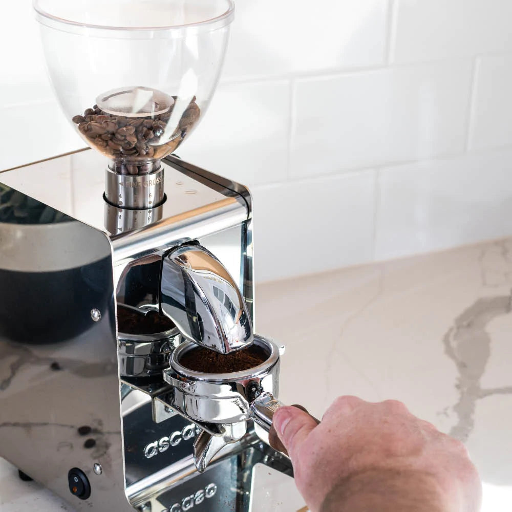 Ascaso - I-Steel Coffee Grinder I2 With Timer Polished - MIN530 - Special Order Item, ETA 3-4 Weeks
