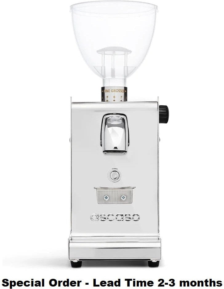 Ascaso - I-Steel Coffee Grinder I2 With Timer Polished - MIN530 (Special Order Item)