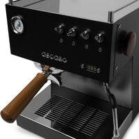 Ascaso - Steel DUO PID Espresso Machine Black/Wood - DU.103