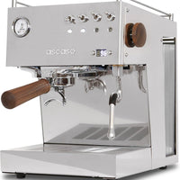 Ascaso - Steel Uno Versatile PID Espresso Machine Polished Aluminum/Wood - UNO117 (Special Order Item, ETA 3-4 Weeks)