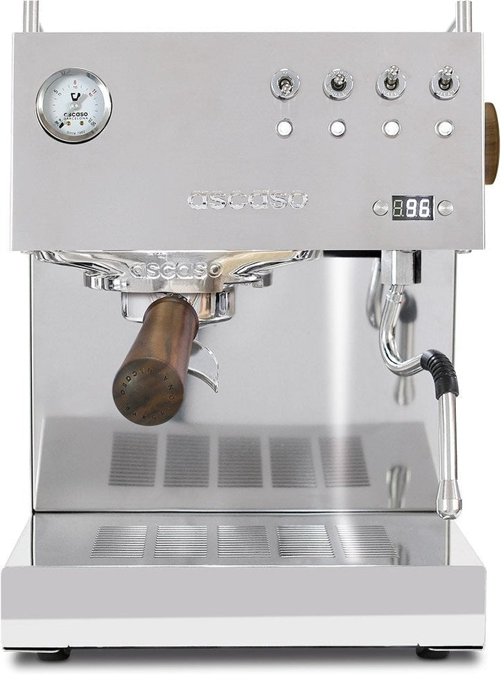 Ascaso - Steel Uno Versatile PID Espresso Machine Polished Aluminum/Wood - UNO117 (Special Order Item, ETA 3-4 Weeks)