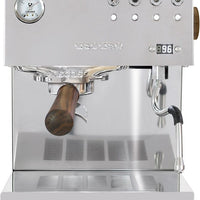 Ascaso - Steel Uno Versatile PID Espresso Machine Polished Aluminum/Wood - UNO117