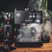 Ascaso - UNO PID PF Espresso Machine 120V Black/Wood - UNO109 (Special Order Item, ETA 3-4 Weeks)