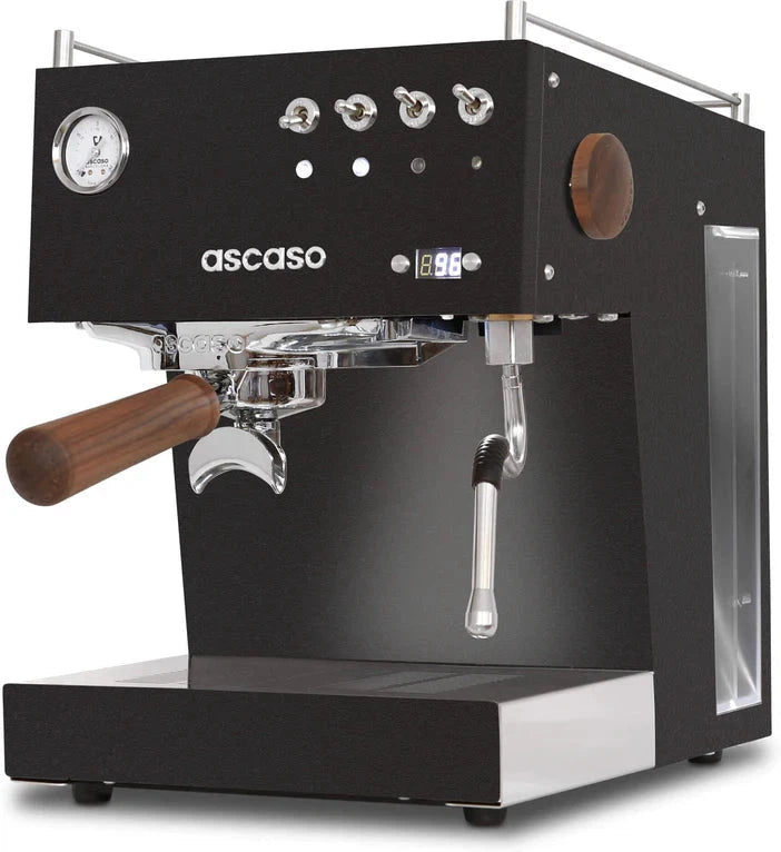 Ascaso - UNO PID PF Espresso Machine 120V Black/Wood - UNO109 - Special Order Item, ETA 3-4 Weeks