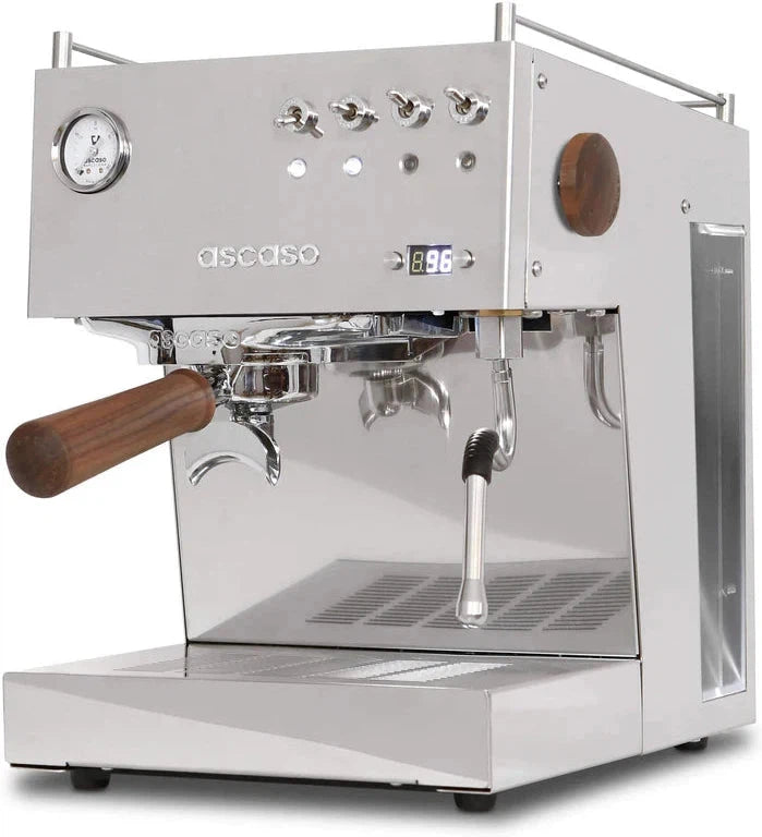 Ascaso - UNO PID PF Espresso Machine 120V Inox/Wood - UNO111 (Special Order Item, ETA 3-4 Weeks)