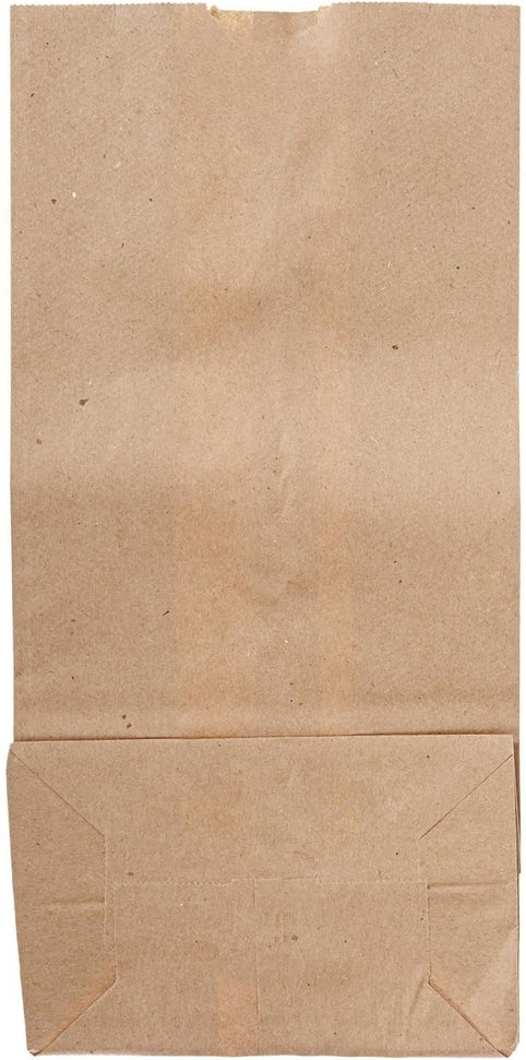 Atlas Paper Bag - 10 lb, 6.5 x 4 x 123/4" Brown Paper Bag, 500/bn - 4100004