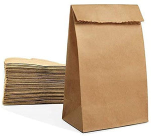 Atlas Paper Bag - 6 X 2 X 12" Plain Brown Paper Disposable Bag - 1000/cs - 2951996DL