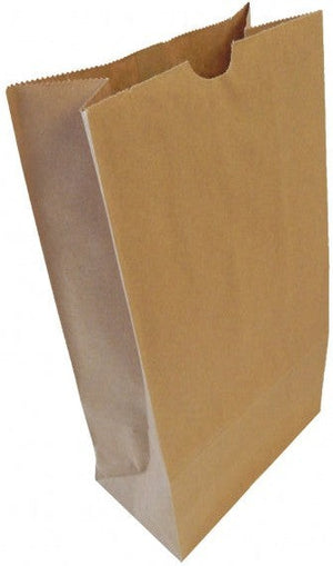 Atlas Paper Bag - 6.25 x 3.75 x 12.5", 8 lb Brown Paper Bags, 500/Bn - 4080000