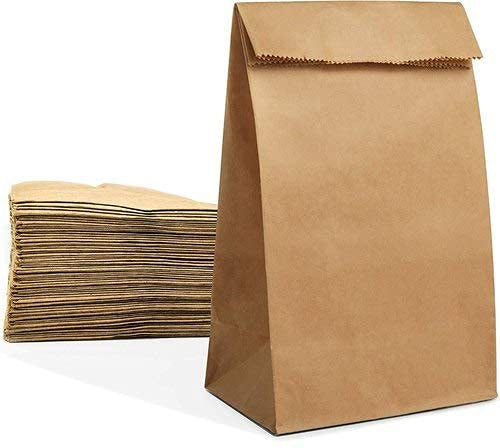 Atlas Paper Bag - 8 x 12 x 14", 20 lb Brown Paper Bags, 500/Bn - 4200000